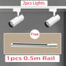 LED Track Light Full Set Spotlight Track Lamp 220V Shop Lighting Rail 30W Clothing Store 10