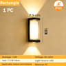 Outdoor 12W LED Wall Lamp IP65 Waterproof Modern Garden Corridor Light 6