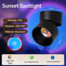 Modern LED Sunset Downlight Atmosphere Ceiling Spotlight Projector Night Lamp Bedroom Decor 9