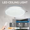 Crystal Frame LED Ceiling Panel Light 220V Remote Control Dimmable Indoor Lamp Living Room Bedroom 7