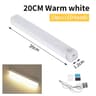 USB Rechargeable Motion Sensor LED Bar Light Magnetic Induction Cabinet Lamp Wardrobe Staircase Ni 13