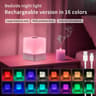 Touch Control Color Changing Night Light Dimmable USB Charging Portable Bedside Desk Decorative Lam 7