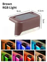 Outdoor Solar Staircase Light Waterproof Step Deck Lamp Exterior Balcony Garden Landscaping Decorat 11