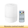 Rechargeable LED Touch Table Lamp Digital Clock Alarm Dimmable Warm Bedside Night Light With Remote 7