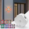 Motion Sensor LED Wall Light 3 Colors RGB Touch Dimming Magnetic Bedside Stair Night Lamp USB Recha 9
