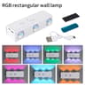 Motion Sensor LED Wall Light 3 Colors RGB Touch Dimming Magnetic Bedside Stair Night Lamp USB Recha 6