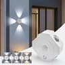 Motion Sensor LED Wall Light 3 Colors RGB Touch Dimming Magnetic Bedside Stair Night Lamp USB Recha 7