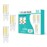 G9 LED Corn Bulbs 3W No Flicker 30W Halogen Replacement Chandelier Light 6
