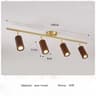 Minimalist Wooden Ceiling Spotlight Rotatable Indoor Commercial Living Room Accent Fixture 12