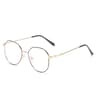 Classic Metal Blue Light Glasses Unisex Round Square Computer Eyeglasses 7