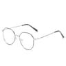Classic Metal Blue Light Glasses Unisex Round Square Computer Eyeglasses 5