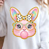 Easter Pink Rabbit Shirt Cute Easter Bunny TShirt Spring Holiday Tee 1