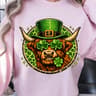 St Patricks Cow Shirt Shamrock Cow TShirt Funny Irish Humor Tee 1