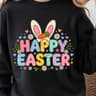 Happy Easter T Shirt Cute Easter Shirt For Kids  Adults Spring Holiday Graphic Tee 0