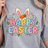 Happy Easter T Shirt Cute Easter Shirt For Kids  Adults Spring Holiday Graphic Tee 2