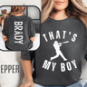 Custom Baseball Mom Shirt Personalized Gift Tee 0