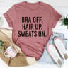 Bra Off Hair Up Sweats On Tee ...jpg