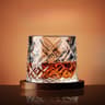 Rotating Spinning Tumbler Whiskey Glass Crystal Whiskey Glasses With Base Wine Brandy Drinkware For 11