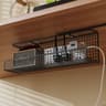 No-drill Under-desk Cable Management Tray Power Cable Rack Wire Socket Storage Organizer