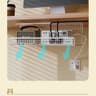 No-drill Under-desk Cable Management Tray Power Cable Rack Wire Socket Storage Organizer