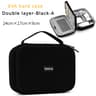 Travel Hard Case Digital Storage Bag, Large Capacity Charger Cable Power Bank Organizer