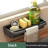 Wallmounted Sink Rack Faucet Storage Rack Adjustable Holefree Drain Tray Kitchen Sponge Storage She 6