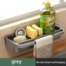 Wallmounted Sink Rack Faucet Storage Rack Adjustable Holefree Drain Tray Kitchen Sponge Storage She 7