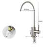 Stainless Steel Kitchen Faucet Rotatable Water Dispenser Sitstand Single Cold Faucet For Pure Drink 5