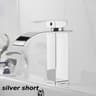 Dual Control Household Hot And Cold Waterfall Faucet Kitchen Bathroom Splashproof Countertop Faucet 5