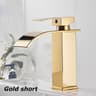 Dual Control Household Hot And Cold Waterfall Faucet Kitchen Bathroom Splashproof Countertop Faucet 7