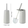 Long Handle Toilet Cleaning Brush With Standing Base Plastic WC Bathroom Accessories 9