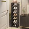 MultiTier Metal Frame Shoe Rack Space Saving For Sneakers Sandals Entryway Easy Assembly Fabric She 4