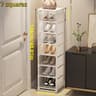 MultiTier Metal Frame Shoe Rack Space Saving For Sneakers Sandals Entryway Easy Assembly Fabric She 5
