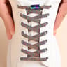 No Tie Elastic Shoelaces With Colorful Pearl Buckle Perfect For Kids  Adults 9