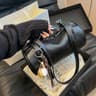 Elegant Cylinder Shoulder Bag for Women Designer Crossbody Handbag with Pendant