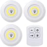 Dimmable LED Under Cabinet Light With Remote Control Battery Operated LED Closet Lights 8
