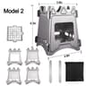 Portable Stainless Steel Camping Wood Stove Lightweight Foldable Perfect For Hiking BBQs  Picnics 5