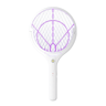Extendable Electric Mosquito Racket Lamp Rechargeable Stand Zapper 12