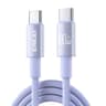 100W USB C Fast Charging Cable Nylon Braided Type C Cord With E Marker Chip 8