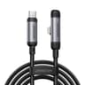 30W Fast Charging Type C To Lightning Cable 90 Degree Braided Charger 0
