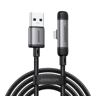 30W Fast Charging Type C To Lightning Cable 90 Degree Braided Charger 7
