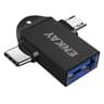 2 In 1 USB C  Micro USB OTG Adapter USB High Speed Data Transfer Dongle 9