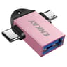 2 In 1 USB C  Micro USB OTG Adapter USB High Speed Data Transfer Dongle 7