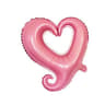 Heart Shaped Aluminum Foil Heart Balloons Wedding Party Decoration Reusable 9