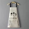 Waterproof Apron With Phone Pocket  OilResistant Kitchen Smock 6