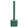 Silicone Toilet Gap Cleaning Brush With Long Handle  Ventilated Holder 7