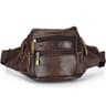Vintage Genuine Leather Belt Bag For Men Travel Phone Wallet Organizer 5