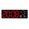 Modern LED Digital Wall Clock With Date Temperature  Countdown 12