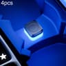 4PCS USB Car Interior LED Ambient Lights Multi Color Atmosphere Lighting Kit