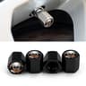 Skull Aluminum Tire Valve Caps Set Of 4 Universal Anti Theft Dustproof Wheel Stem Covers 6